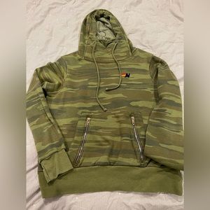 Aviator Nation Camo Camouflage Ninja Hoodie Size Small